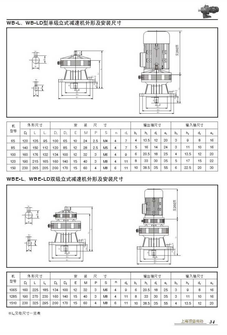 WB-L . WB-LD͵ʽٻͼװߴWBE-L . WEB-LD˫ʽٻͼװߴ